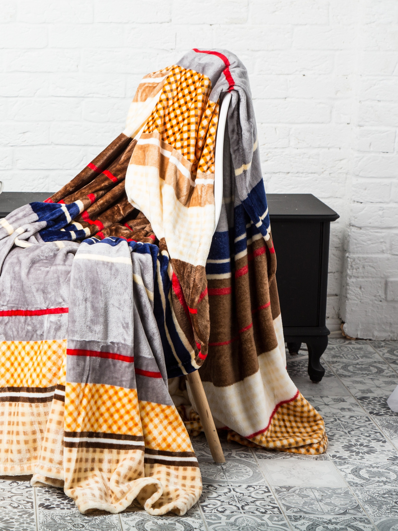 Покрывало Well Soft разноцветное Ecotton модель 23716 Фото