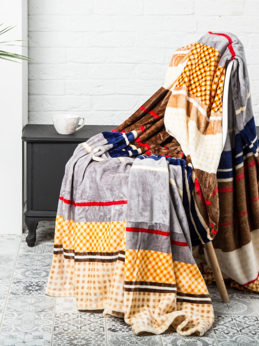 Покривало Well Soft різнокольорове Ecotton модель 23716 Фото