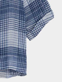 Блуза H&M модель 5228466RP21_синий в клетку Фото