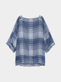 Блуза H&M модель 5228466RP21_синий в клетку Фото