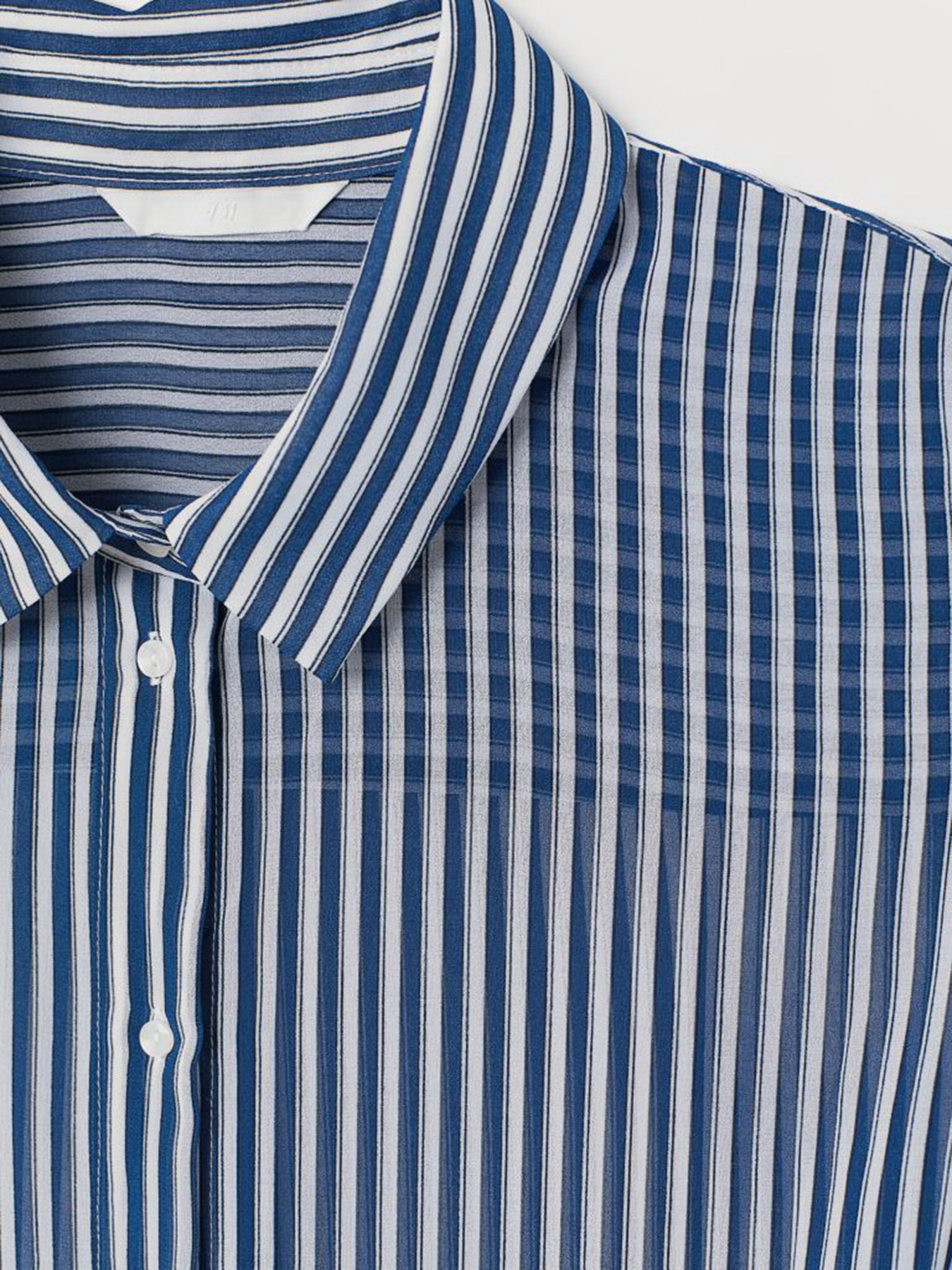 Блуза H&M модель 7519960sm_сине-белая полоска Фото