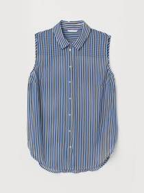 Блуза H&M модель 7519960sm_сине-белая полоска Фото