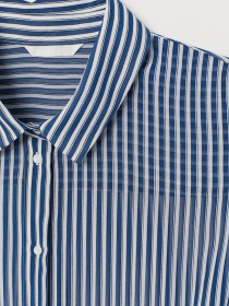 Блуза H&M модель 7519960sm_сине-белая полоска Фото