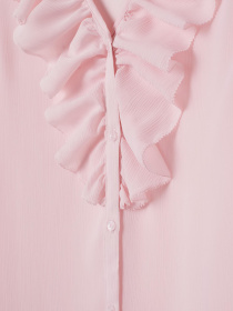 Блуза H&M модель 6523678RP21_Светло-розовый Фото