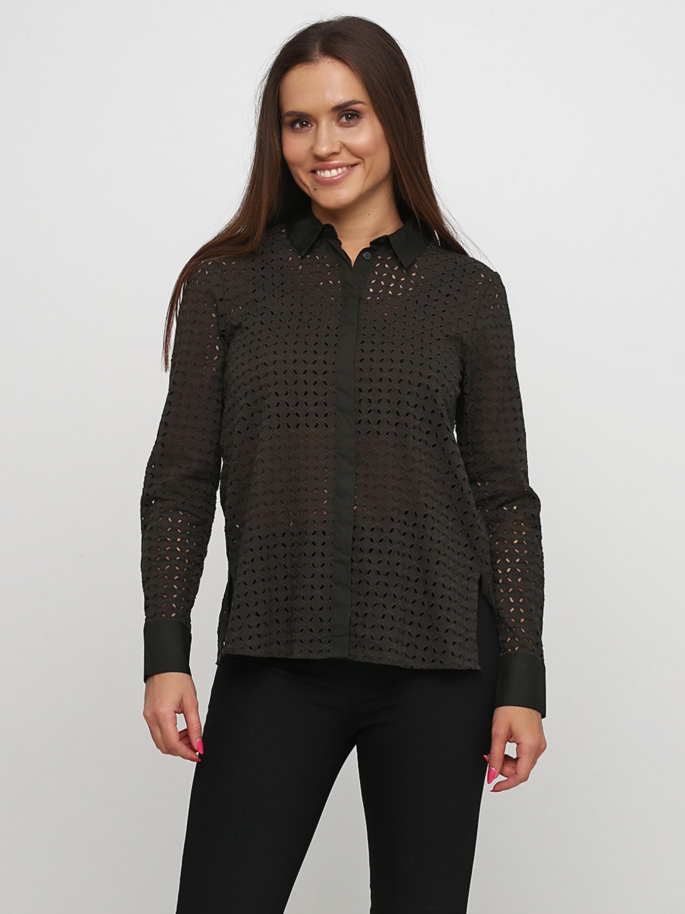 Блуза H&M модель 4729445RP3_хаки Фото