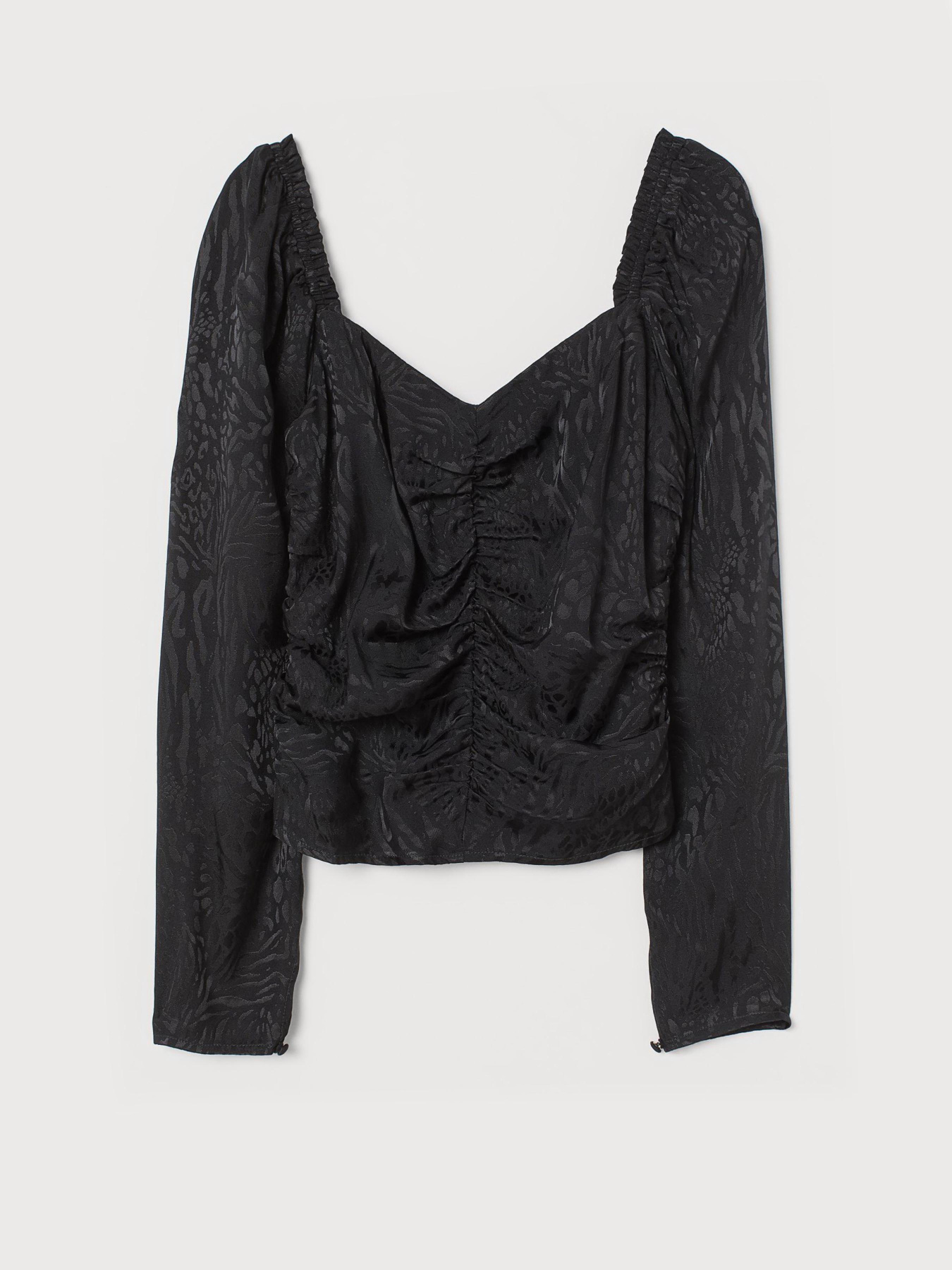 Блуза H&M модель 8303650sm_черный Фото