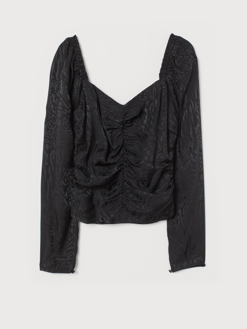 Блуза H&M модель 8303650sm_черный Фото