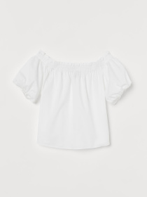Блуза H&M модель 8968371sm_белый Блуза H&M модель 8968371sm_белый Фото