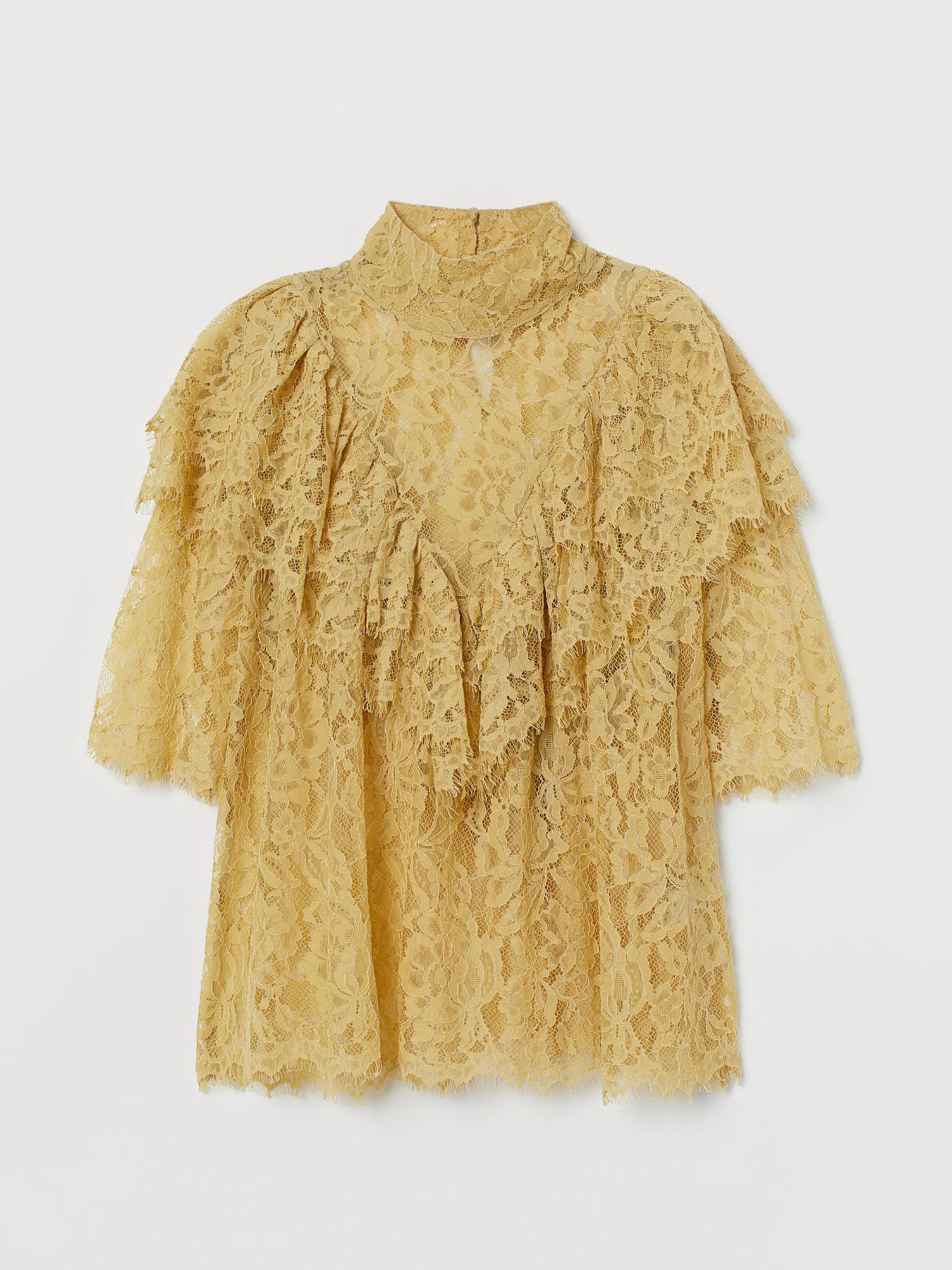 Блуза H&M модель 8814481sm_Светло-желтый Фото