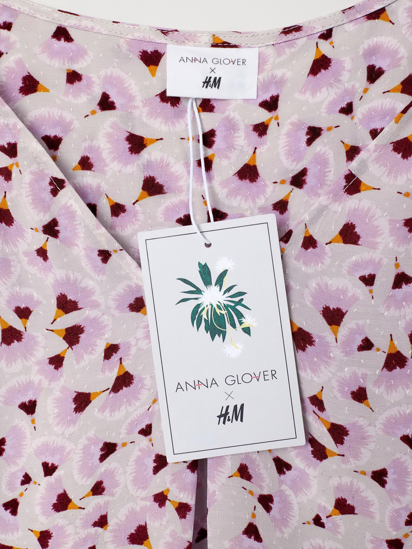 Блуза H&M модель 6350497RP3_Комбинированный Фото