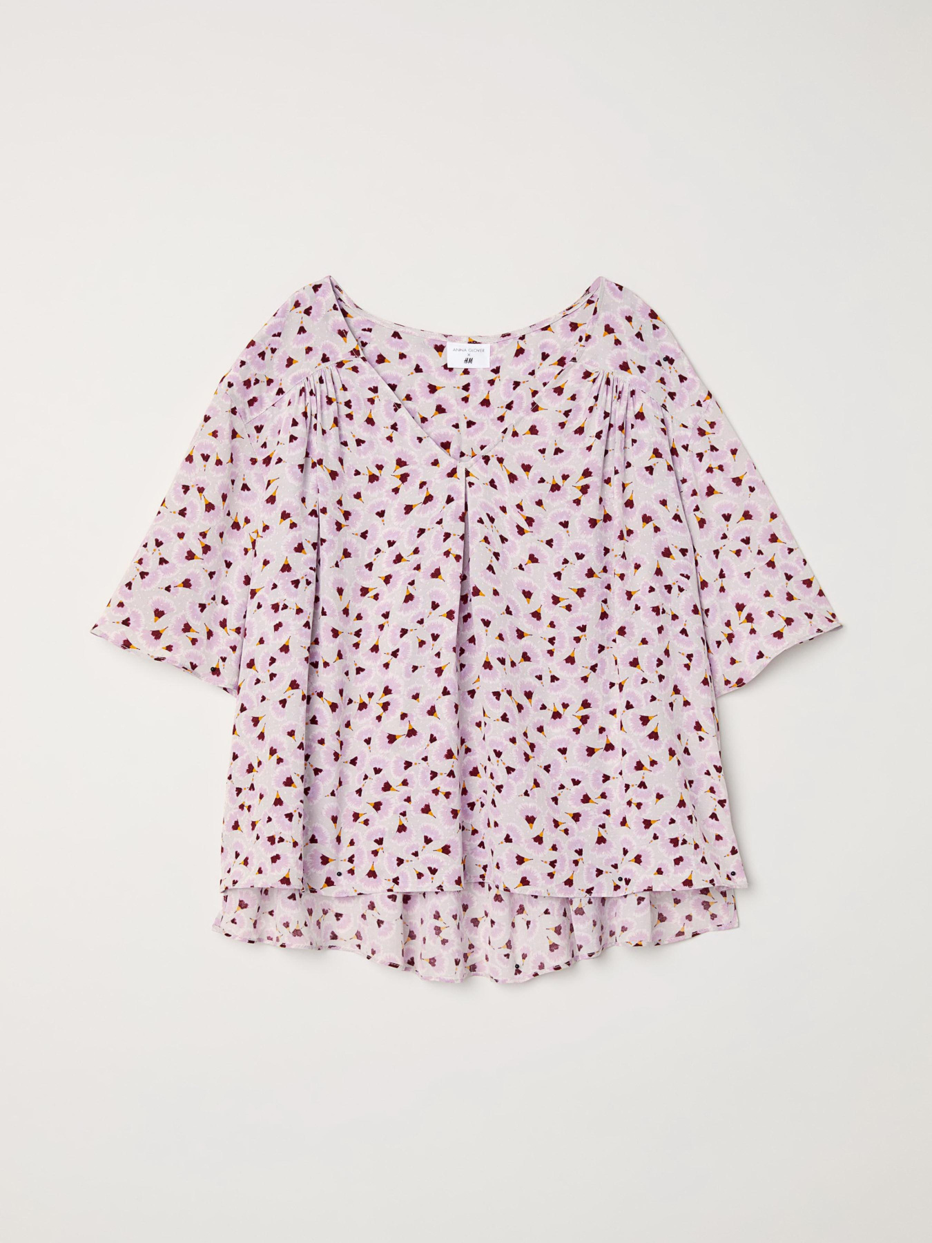 Блуза H&M модель 6350497RP3_Комбинированный Фото