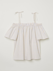 Блуза H&M модель 6516978log_Белый Блуза H&M модель 6516978log_Белый Фото