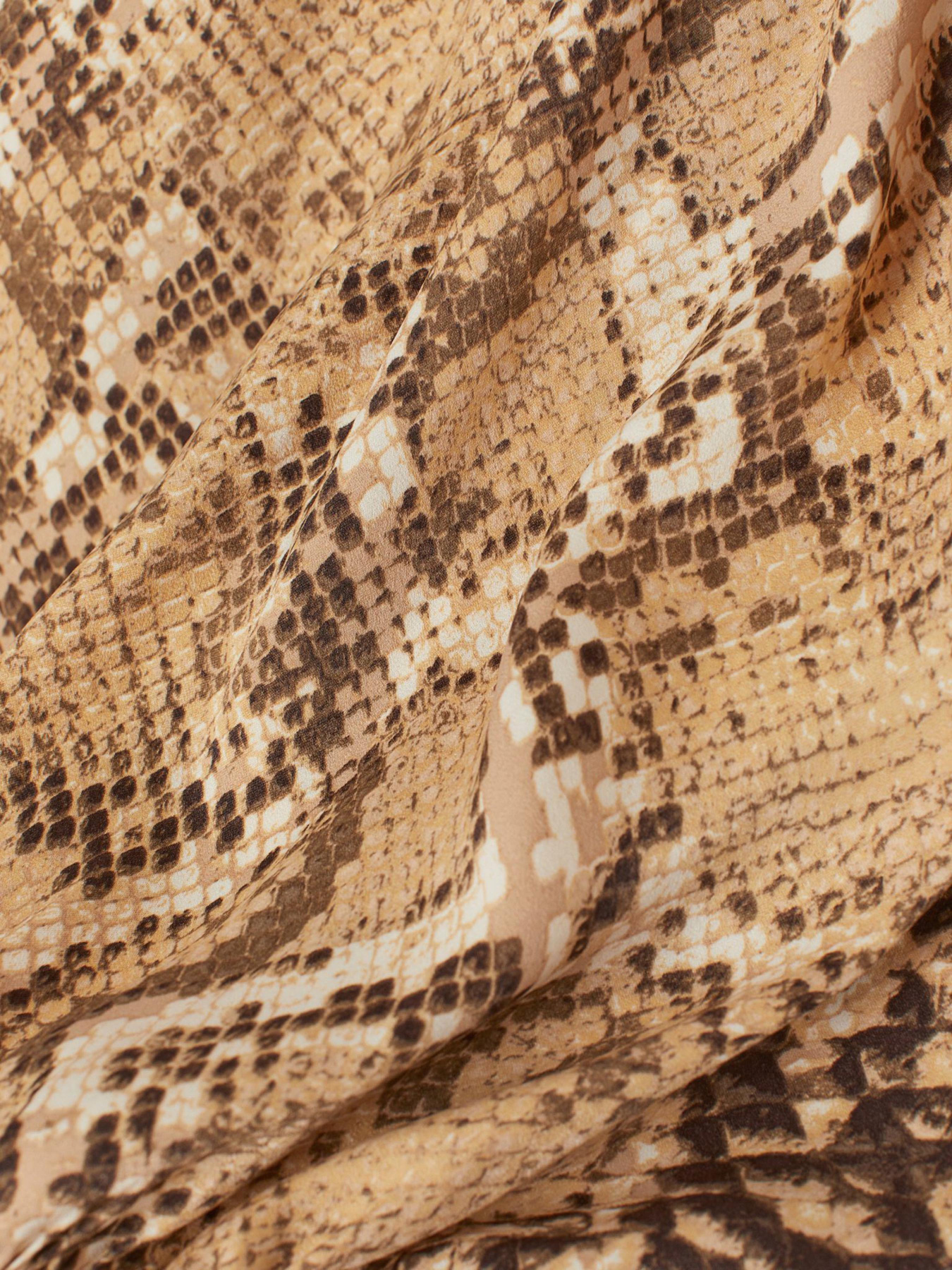 Блуза H&M модель 7893090sm_бежевый кожа питона Фото