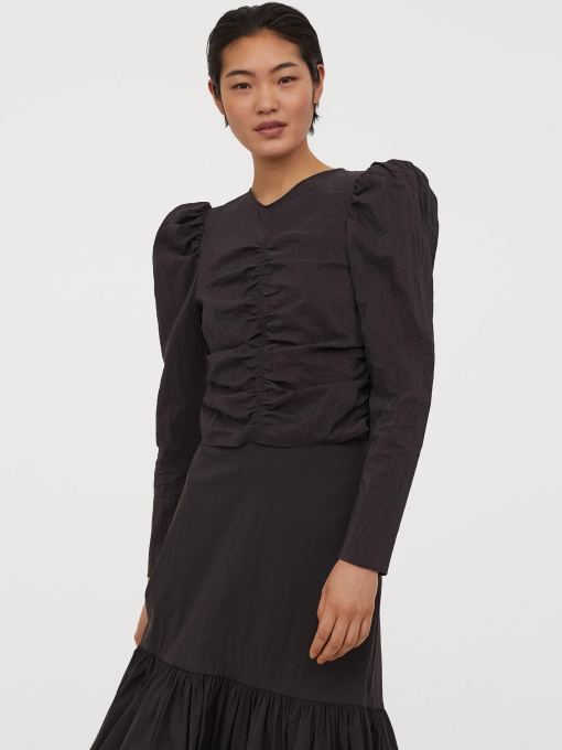 Блуза H&M модель 8610361RP5_Черный Фото