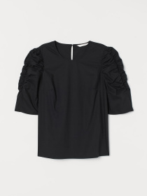 Блуза H&M модель 8406041RP6_Черный Фото