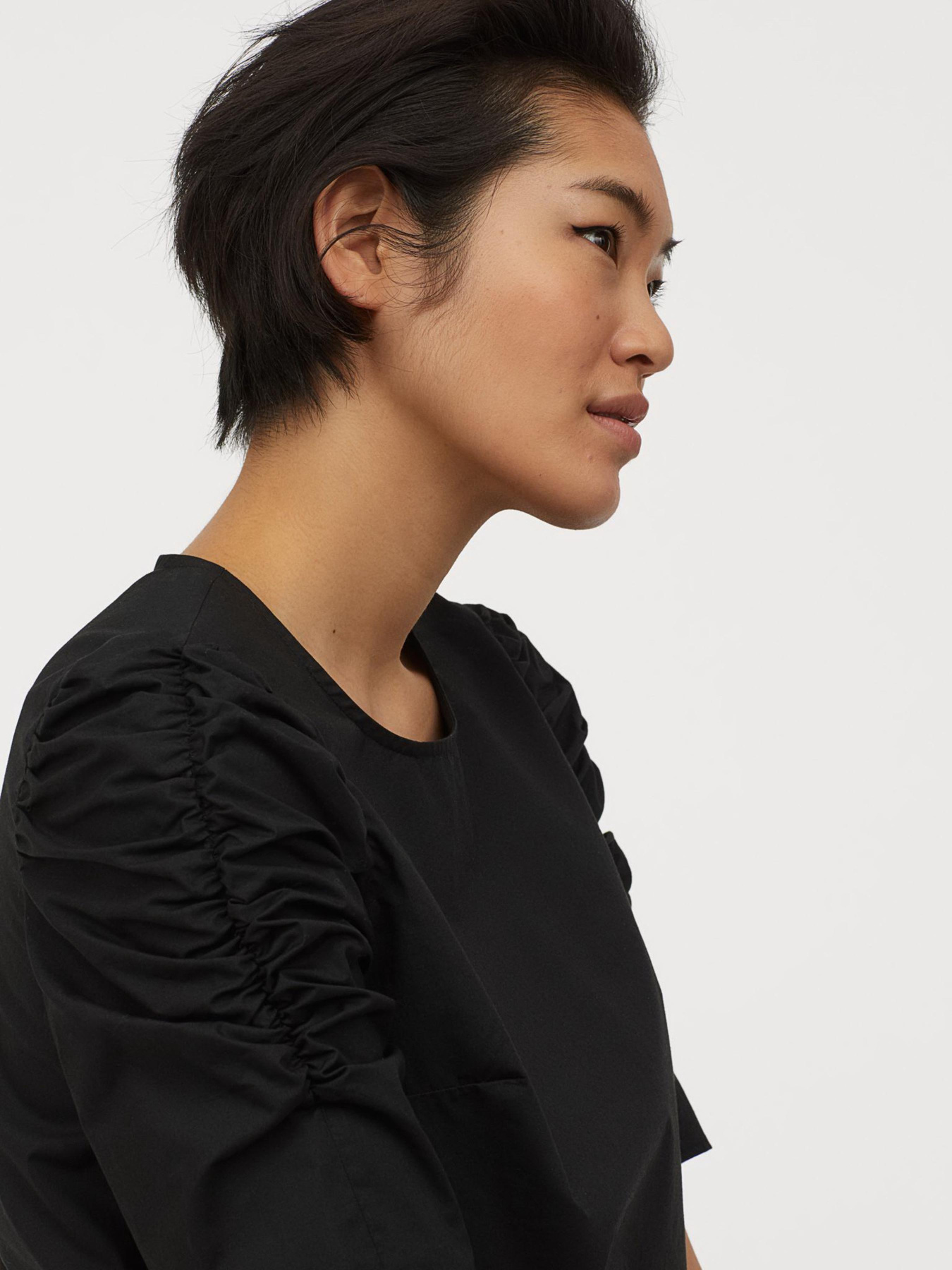 Блуза H&M модель 8406041RP6_Черный Фото