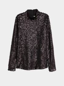 Блуза H&M модель 4105604dm_Черный Фото