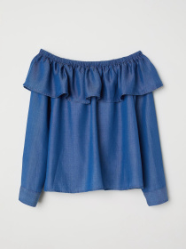 Блуза H&M модель 5822457sdm_Синий Фото