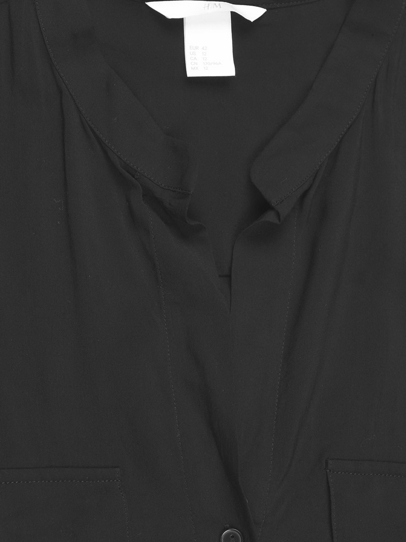 Блуза H&M модель 4442224RP2_черный Фото