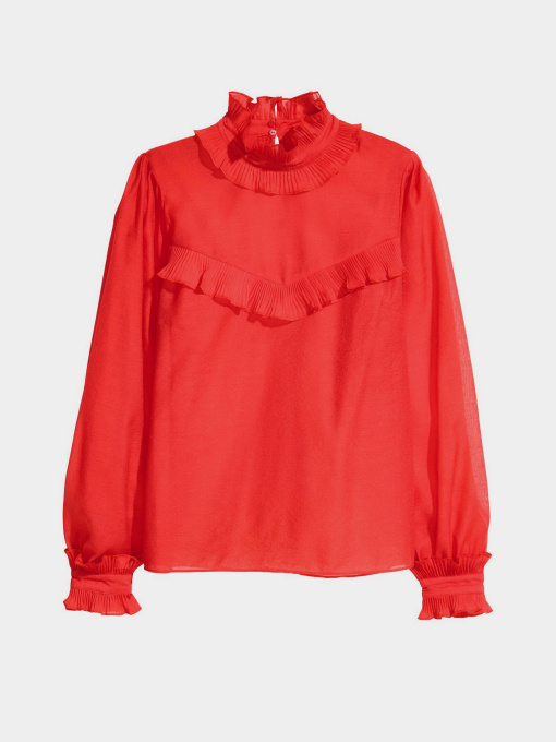 Блуза H&M модель 5626376RP1_красный Фото