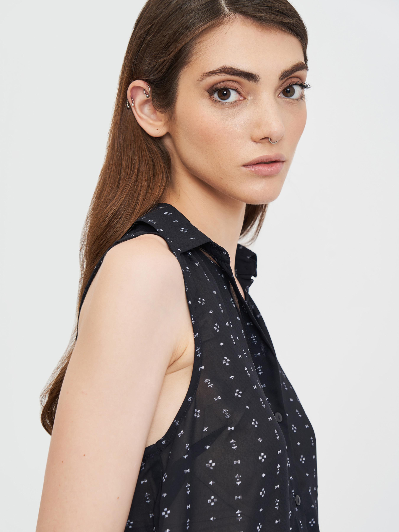 Блуза H&M модель 7519960log_Черный Фото