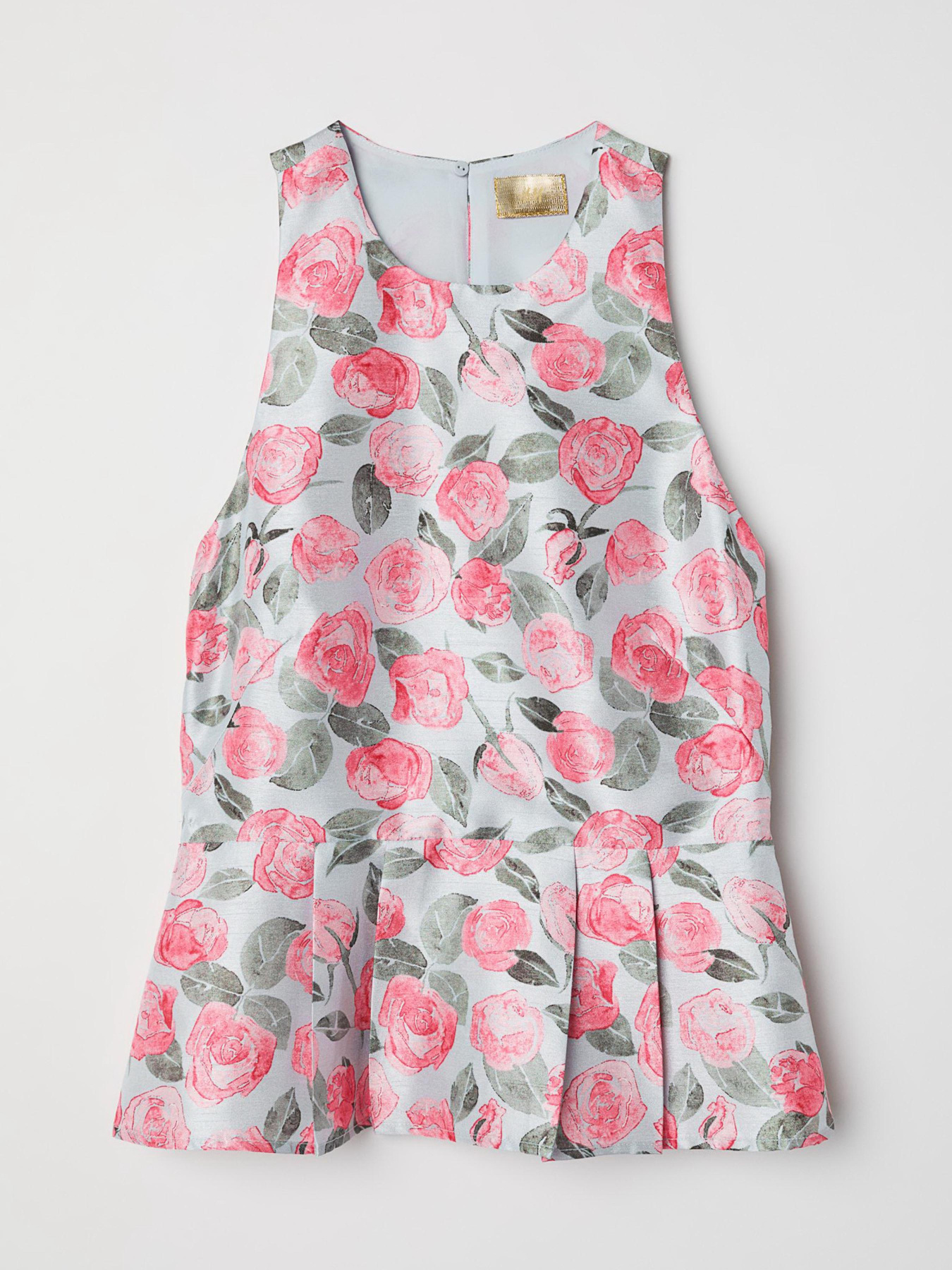 Блуза H&M модель 6255347log_Голубой Фото