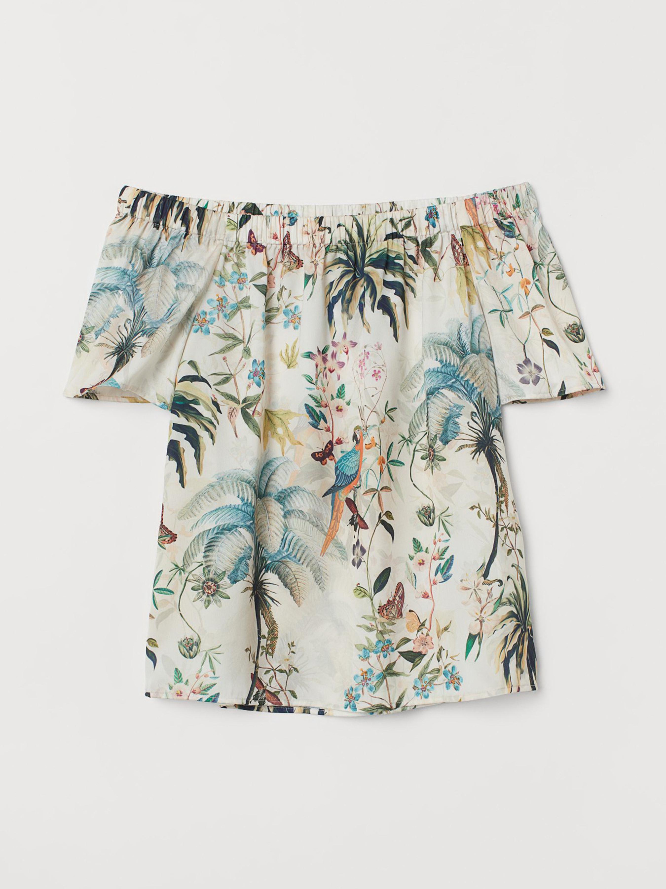 Блуза H&M модель 7345690log_Светло-бежевый Фото