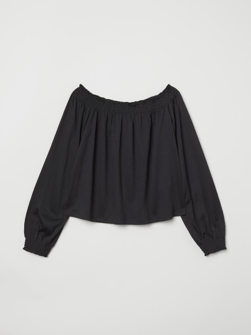 Блуза H&M модель 6222387log_Черный Фото