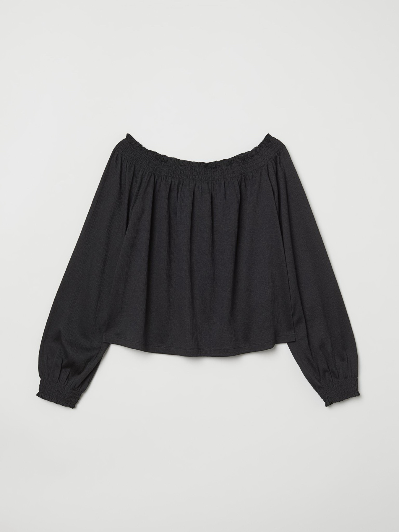 Блуза H&M модель 6222387log_Черный Блуза H&M модель 6222387log_Черный Фото