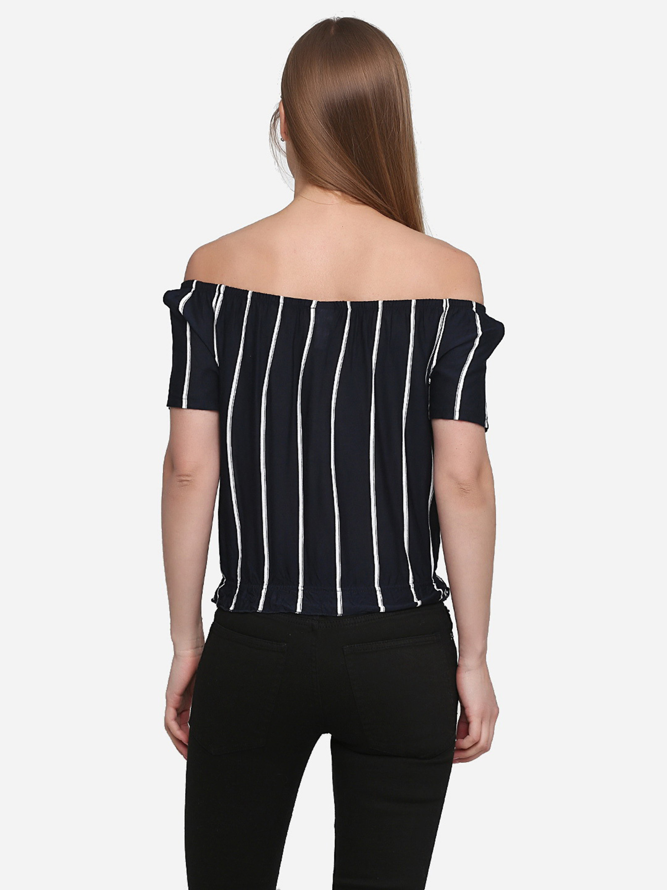 Блуза H&M модель 7923059abr_Темно-синий Фото