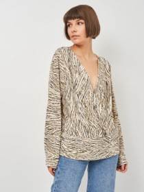 Блуза H&M модель 8210601abr_Бежевый Фото