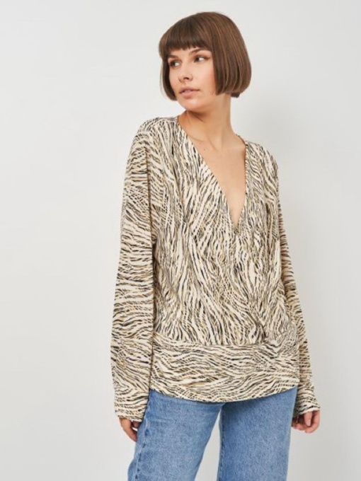 Блуза H&M модель 8210601abr_Бежевый Фото