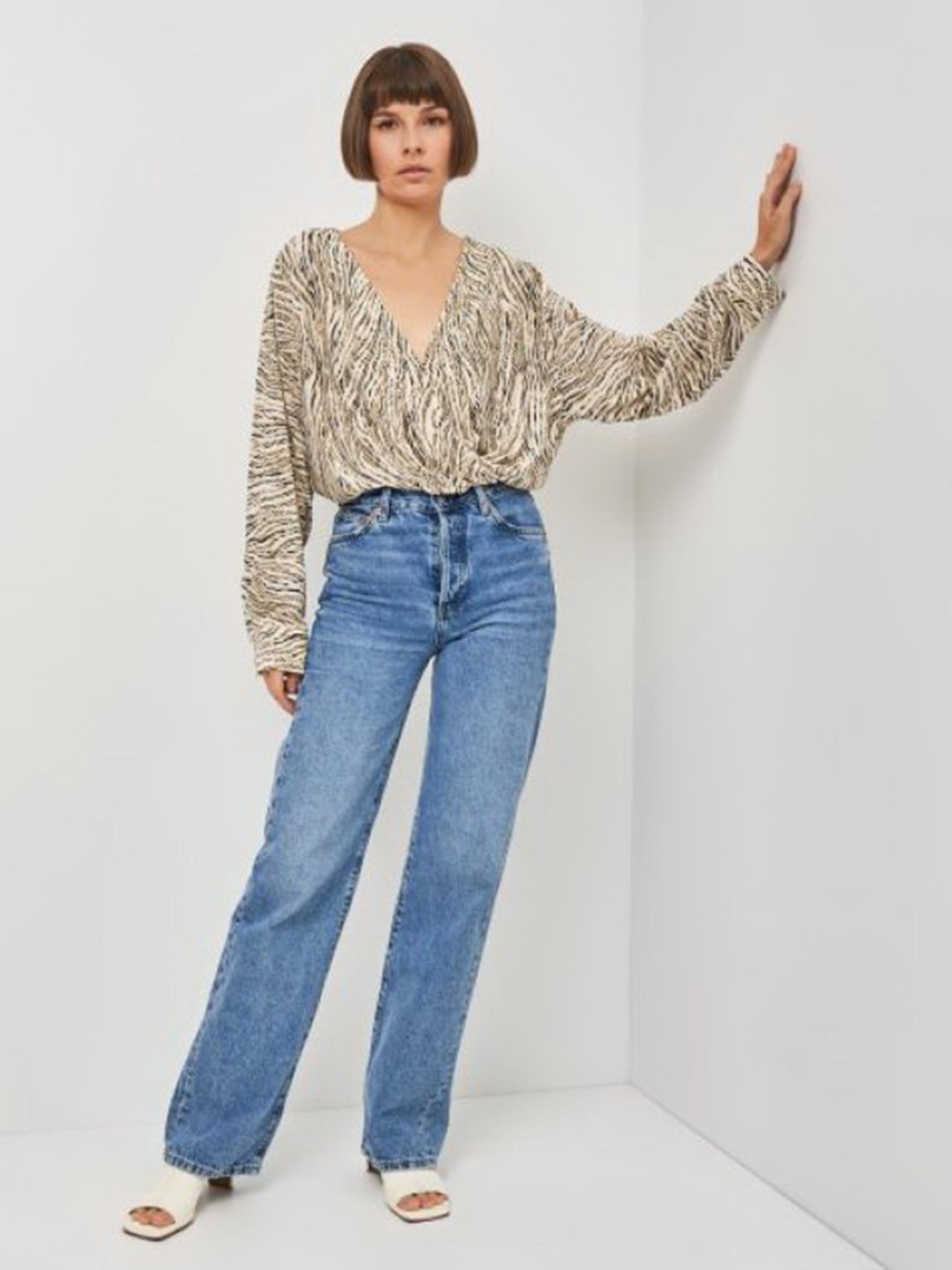 Блуза H&M модель 8210601abr_Бежевый Фото