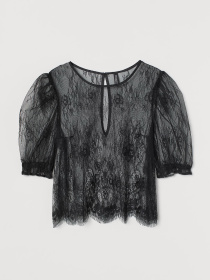 Блуза H&M модель 9281892dm_Черный Фото