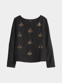 Блуза H&M модель 2581310dm_черный Фото