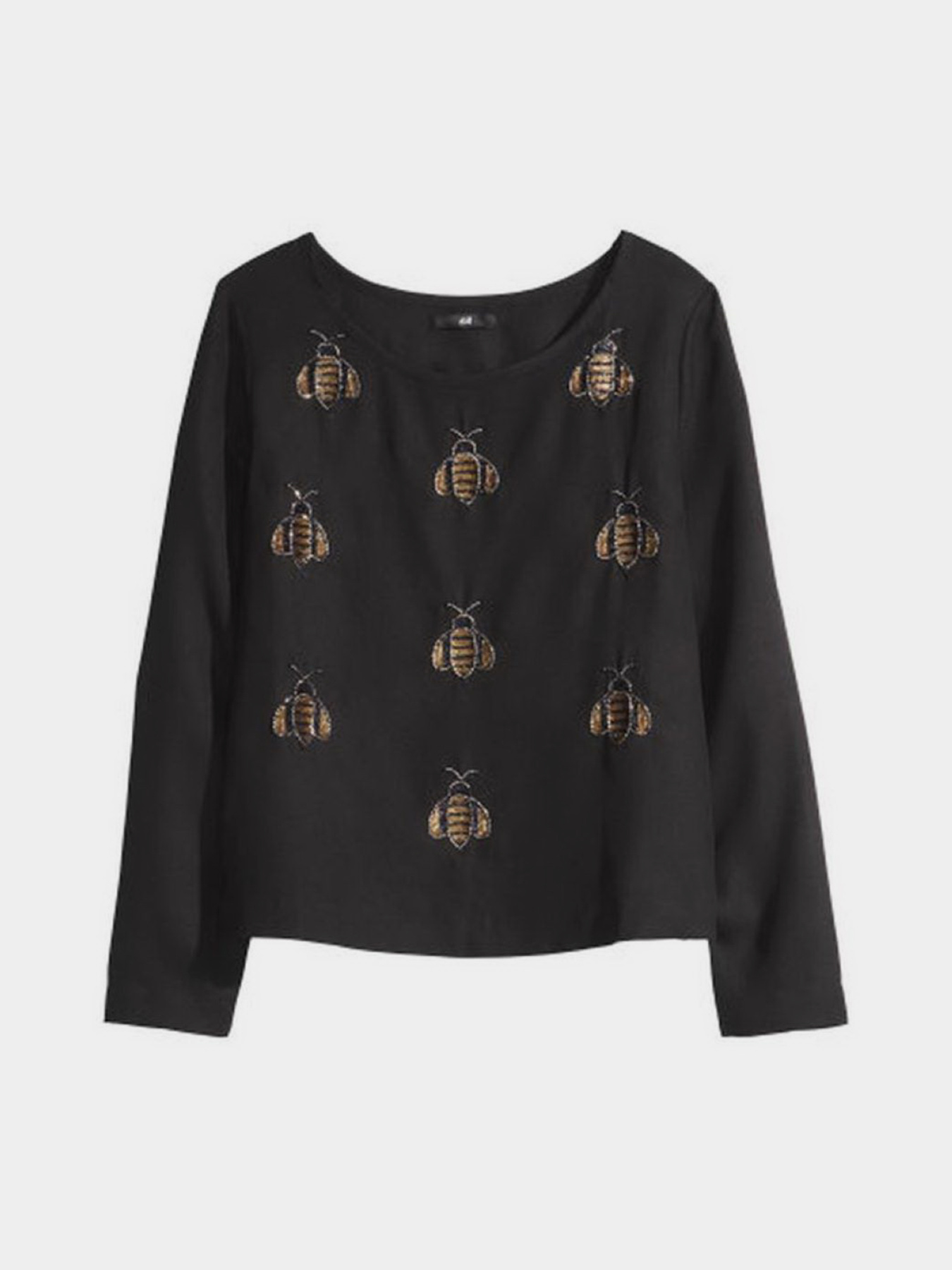 Блуза H&M модель 2581310dm_черный Фото