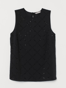 Блуза H&M модель 7858270log_Черный Фото