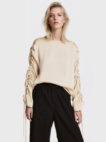 Блуза H&M модель 5105565log_Светло-бежевый Фото