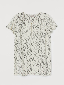 Блуза H&M модель 8875931log_Молочный Фото