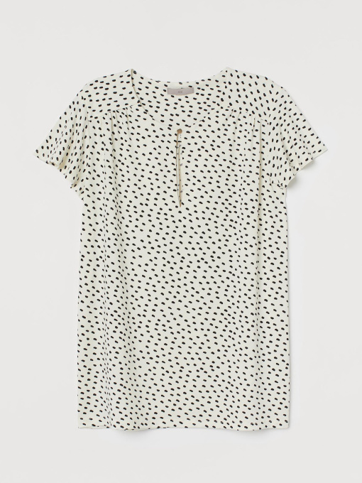 Блуза H&M модель 8875931log_Молочный Фото