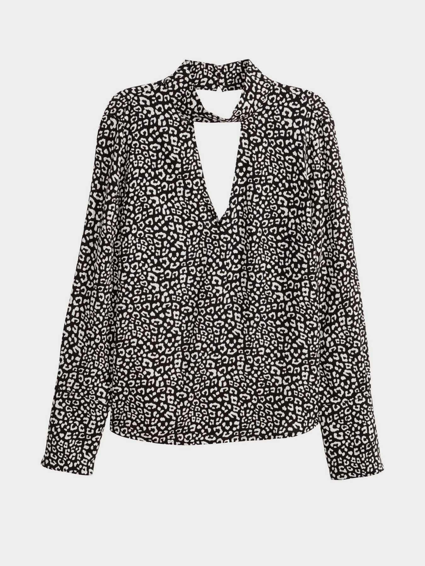 Блуза H&M модель 4304835ral_Черно-белый Фото