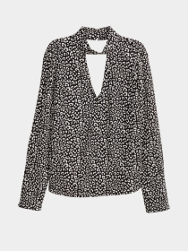 Блуза H&M модель 4304835ral_Черно-белый Фото