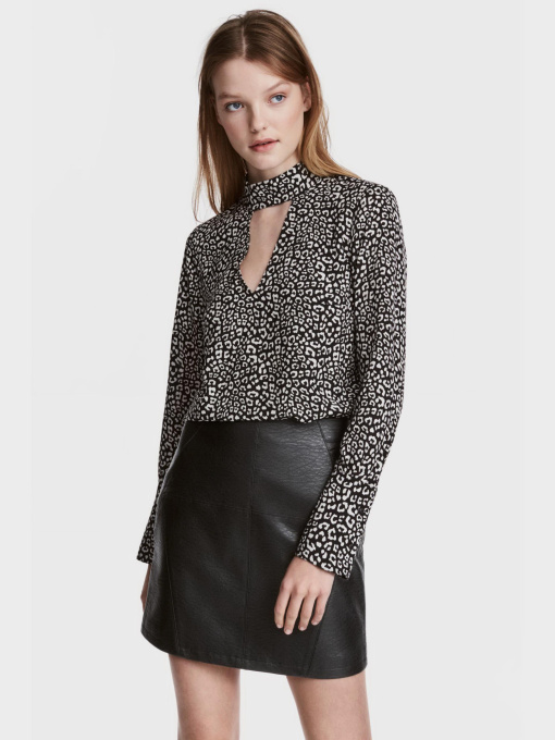 Блуза H&M модель 4304835ral_Черно-белый Фото