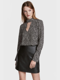 Блуза H&M модель 4304835ral_Черно-белый Фото