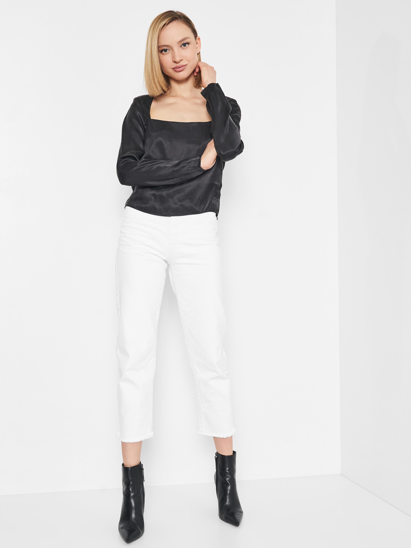 Блуза H&M модель 1042312abr_Черный Фото