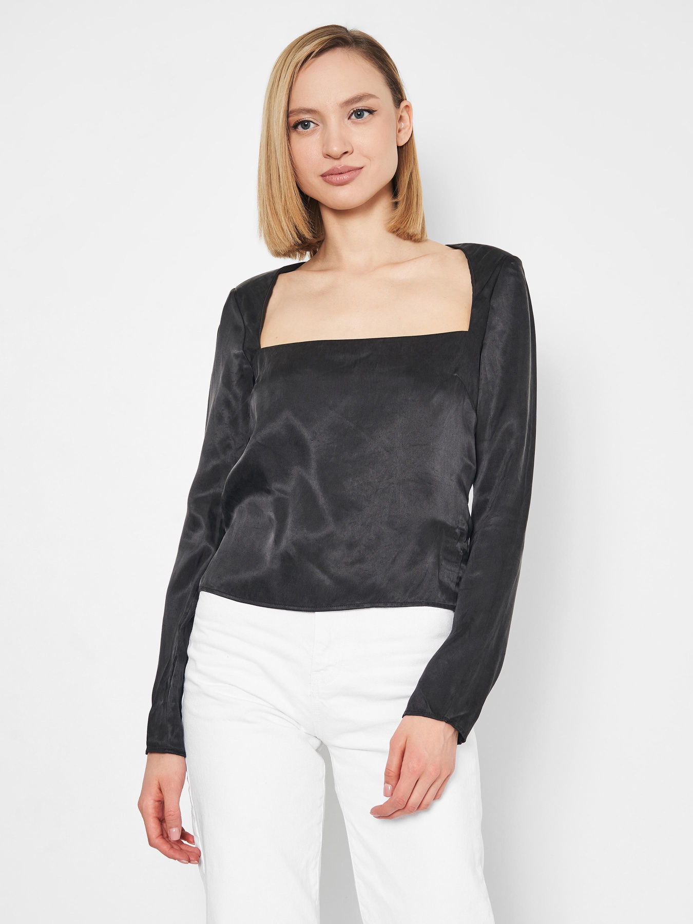 Блуза H&M модель 1042312abr_Черный Фото