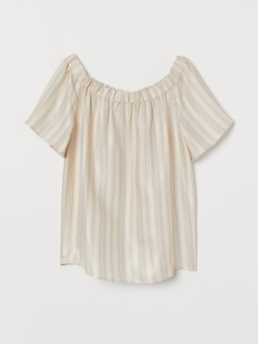 Блуза H&M модель 7345699sm_Кремовый Фото