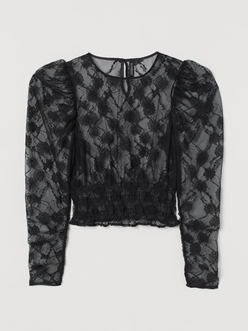 Блуза H&M модель 8884552dm_Черный Фото