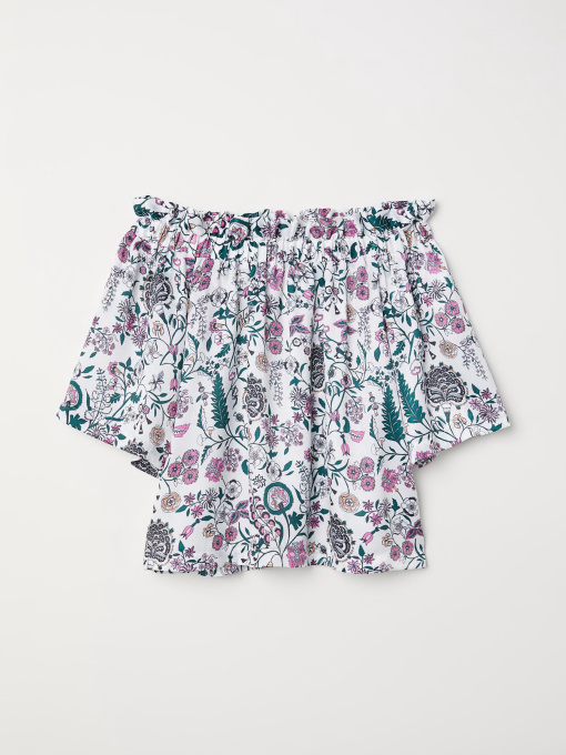 Блуза H&M модель 6220437bar_Белый Фото