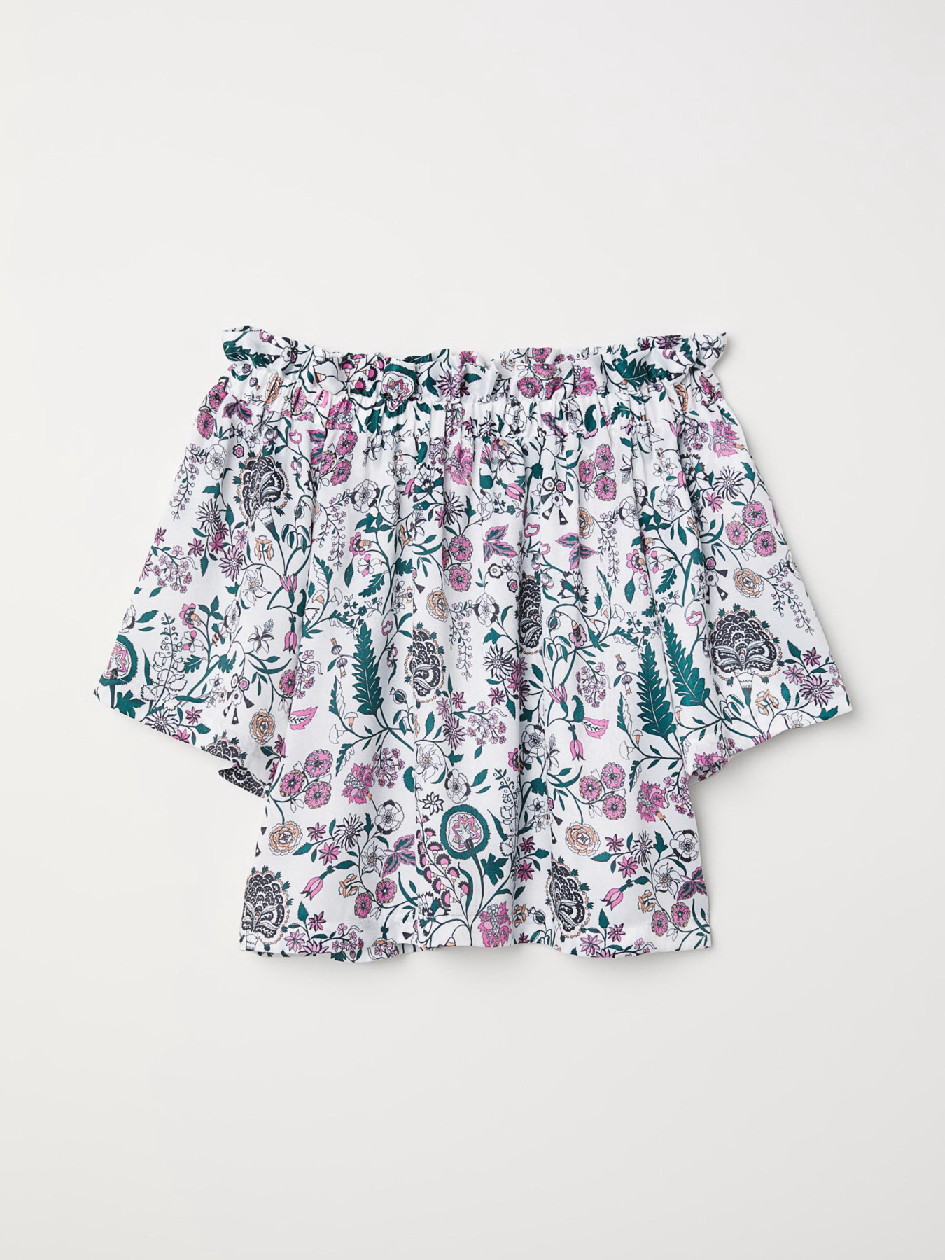 Блуза H&M модель 6220437bar_Белый Фото